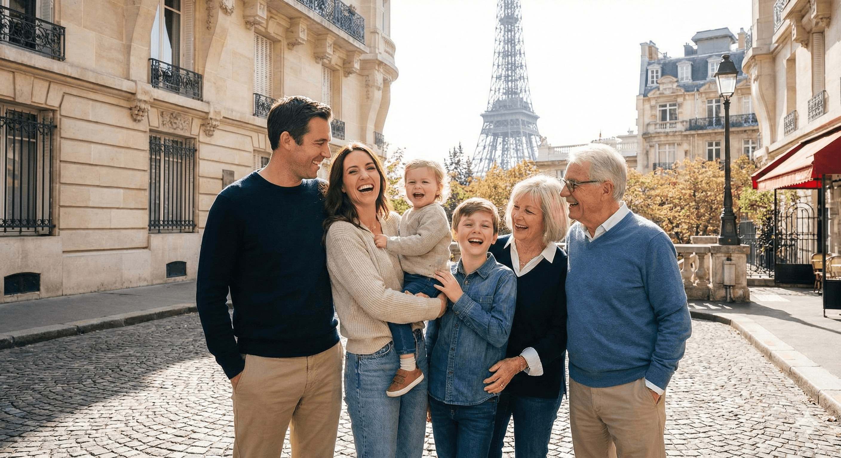 A családi védelem illusztrációja